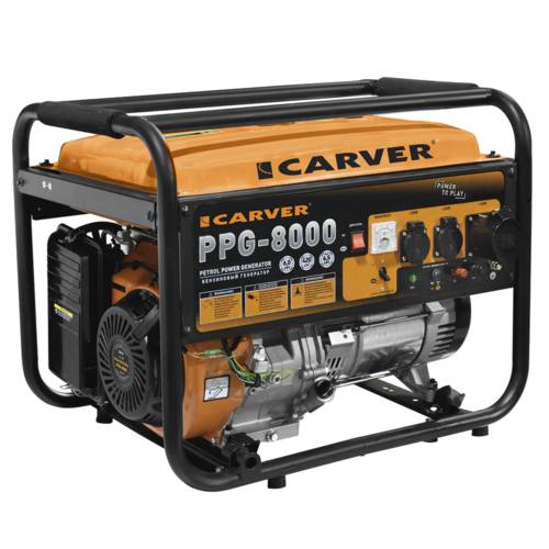 Бензогенератор CARVER PPG-8000